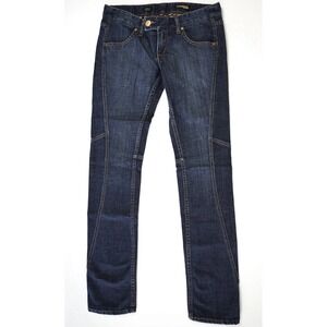 EUC‎ Express Jeans Stella Skinny Leg Jeans Women's Size 2 Blue Low Rise 5-Pocket